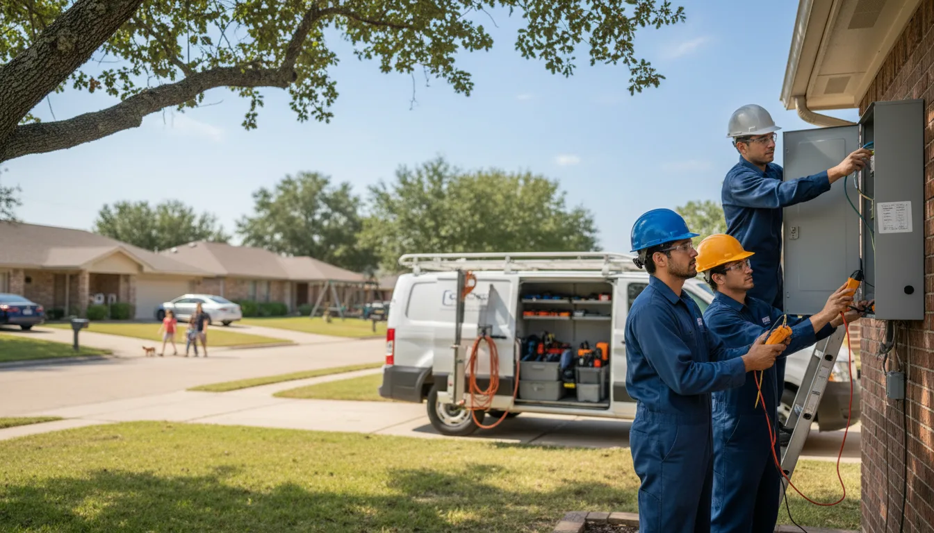 Certified electrician providing emergency electrical services in Cornersville, TN